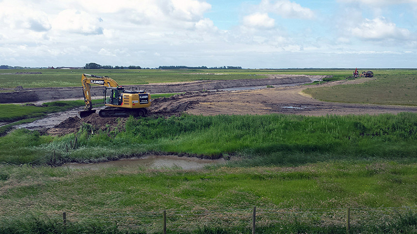VHE secure earthworks project in Hesketh