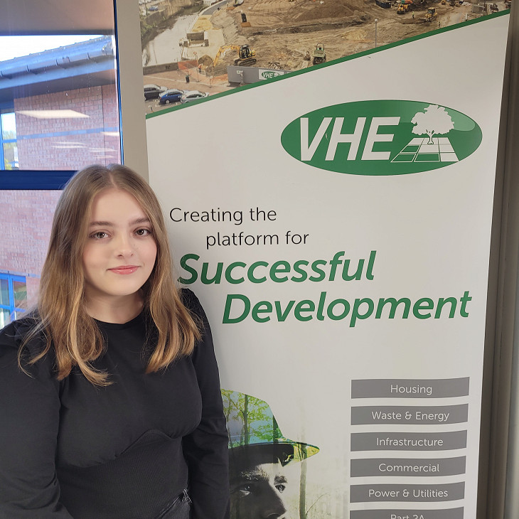Hannah Sellars joins as a Civil Engineering Apprentice