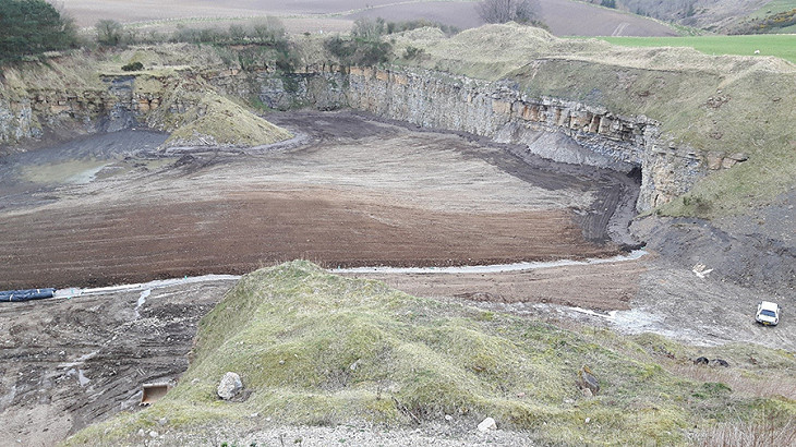 VHE complete Middleton Quarry Lining