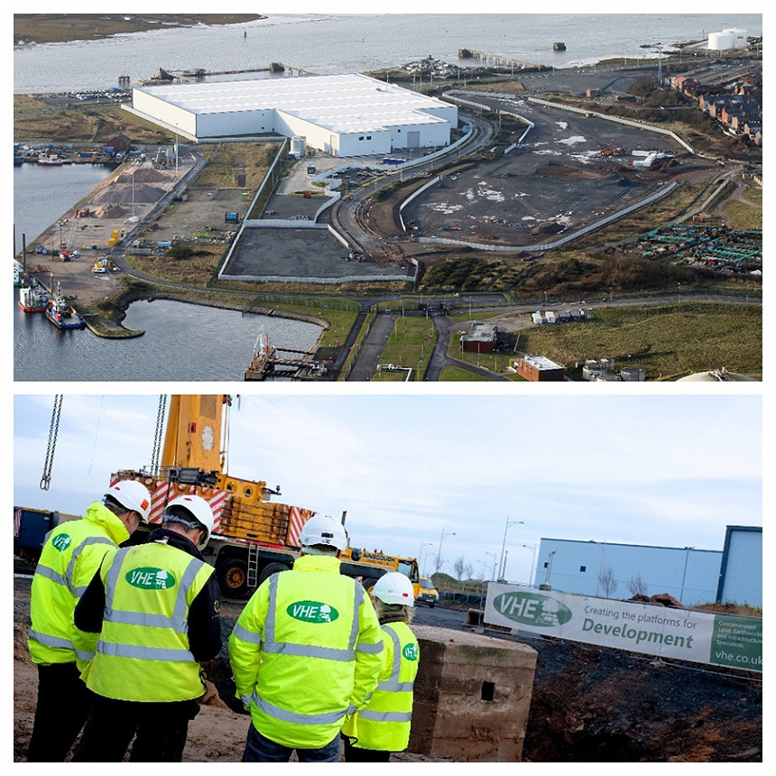 VHE complete works at Barrow Waterfront