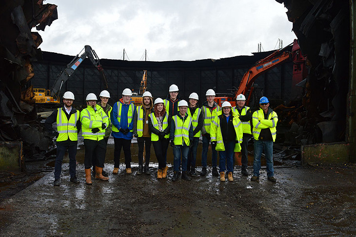 Demolition Project hosts Derby College site visit