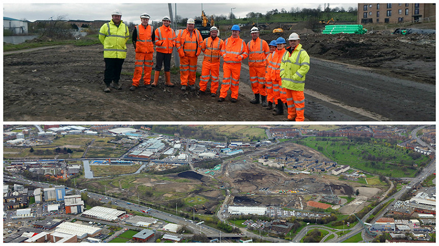 AMCO Staff Visit Sighthill