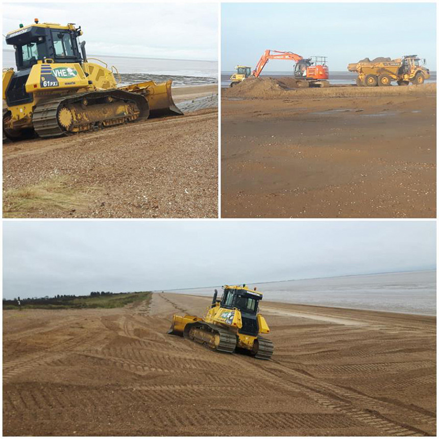 Hunstanton to Heacham sea defence works