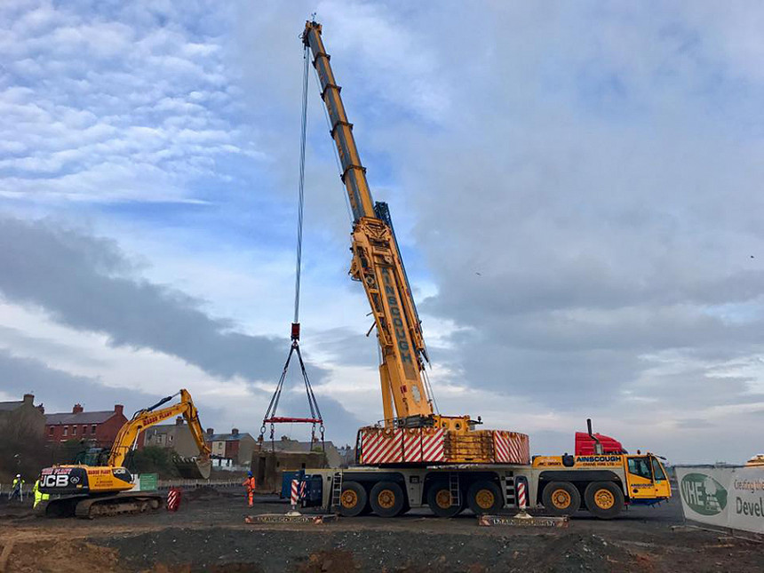 Pill Box relocated as part of the Barrow Waterfront Project