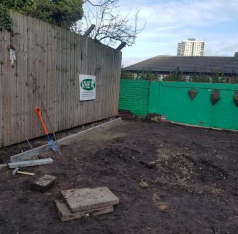 Regeneration works at Rotunda Liverpool