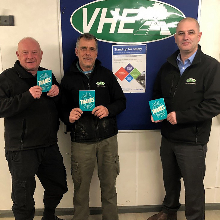 Two VHE sites awarded ‘Stand up for Safety’ Site of the Month