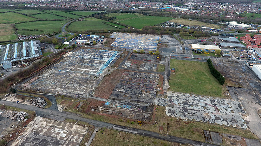 VHE have commenced work on the regeneration of the former Electrolux Site, Spennymoor site near Durham for Homes England.