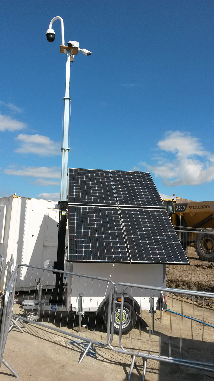 VHE Develop Solar Powered CCTV Security Units